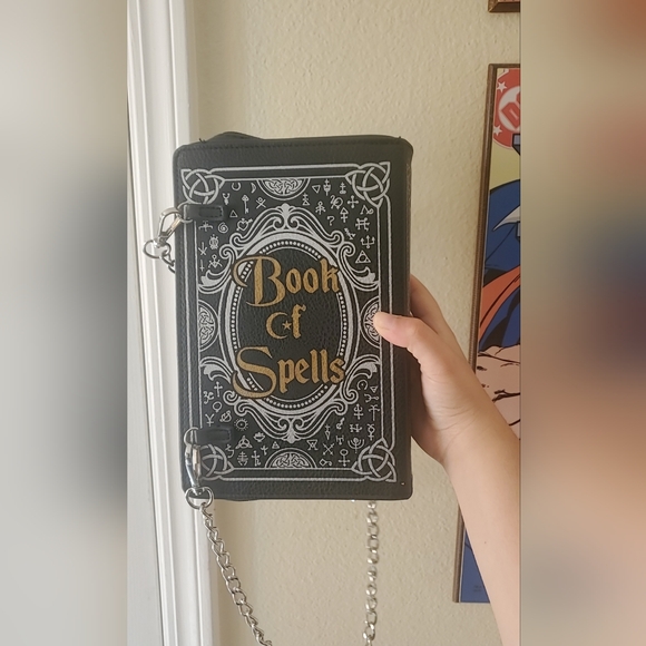 Book of Spells Purse witchy Gothic Halloween witch craft whimsigoth cosplay - Picture 4 of 6